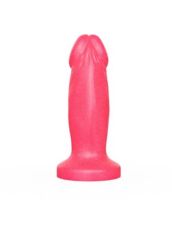 Розовый анальный фаллос - 12 см.